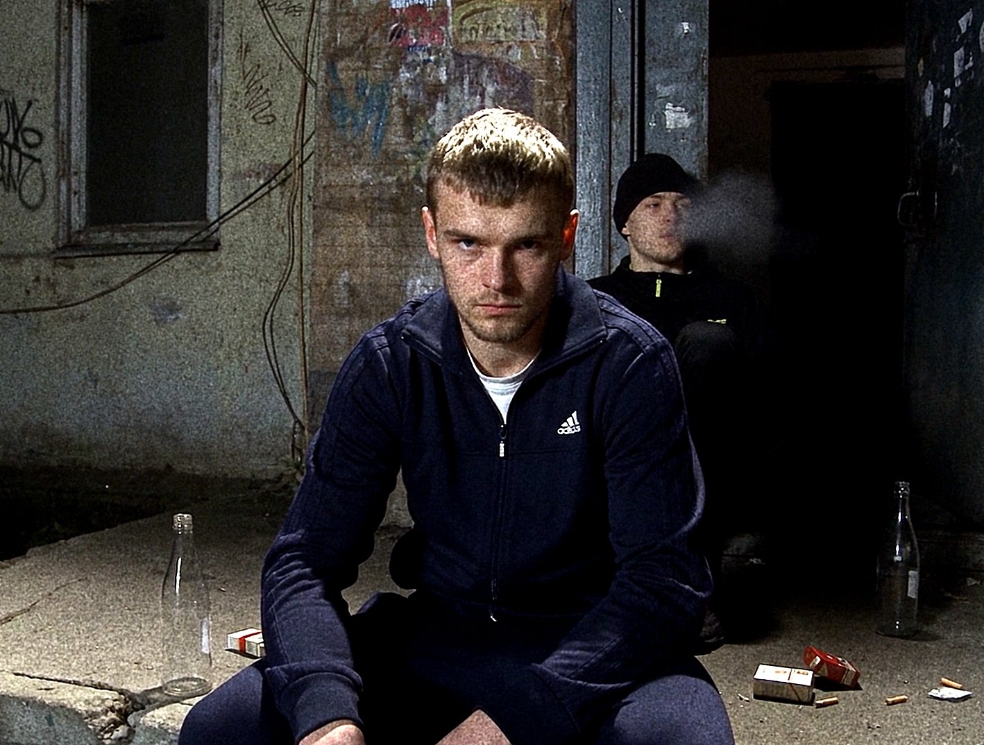 DARKMODE color look applied to a gritty portrait
